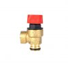 Diaphragm safety valve quick connection for boilers less to 30.000 kcal/h