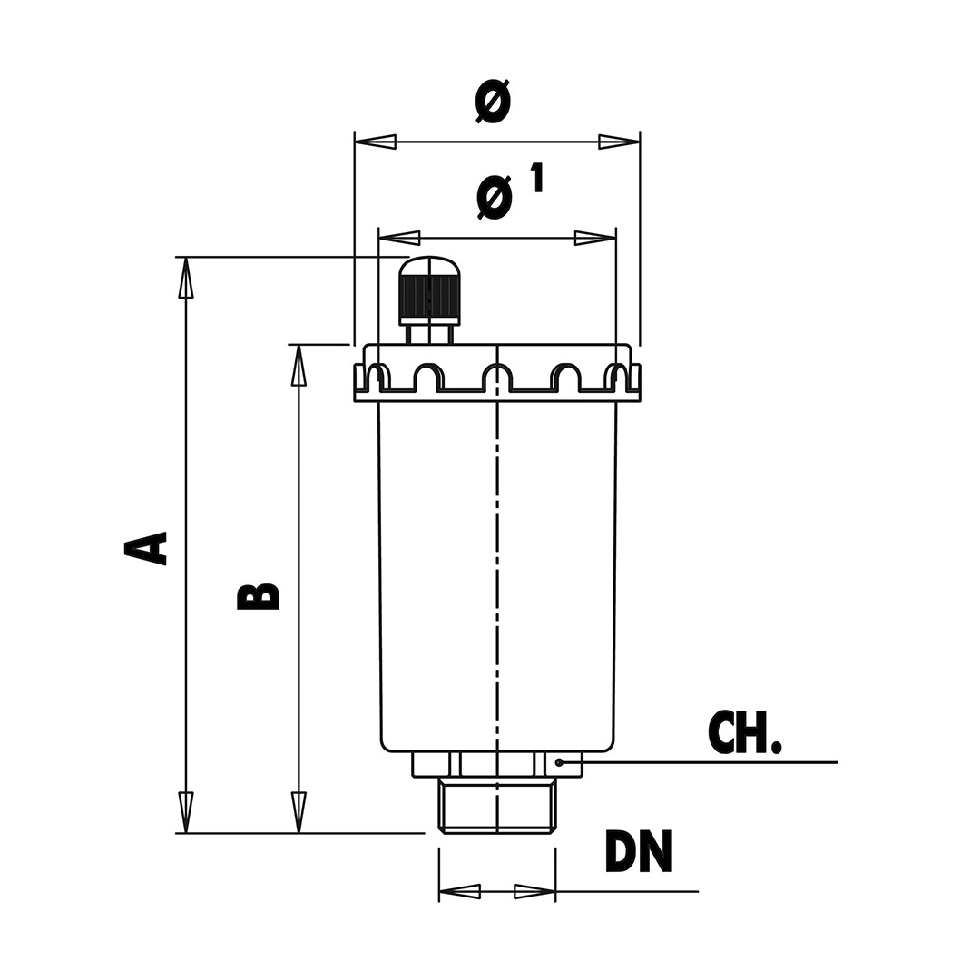 Automatic airvent valve Unival