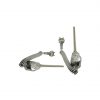 Heating element for heated towel rail with thermostat