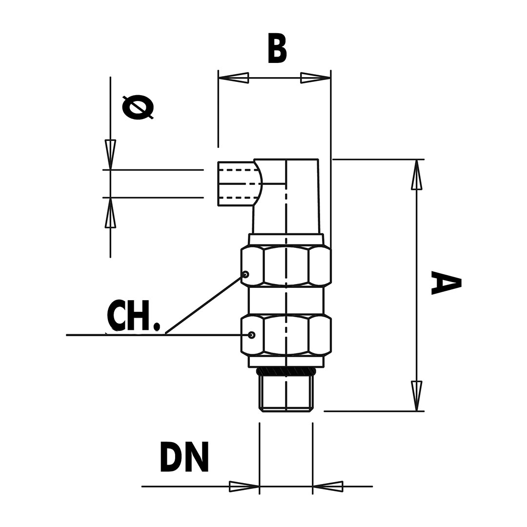 Airvent valve with rotating discharge Unival