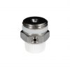 Manual air-vent valve for radiators with teflon o-ring