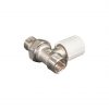 Radiator straight valve for copper multilayer and PEX tube