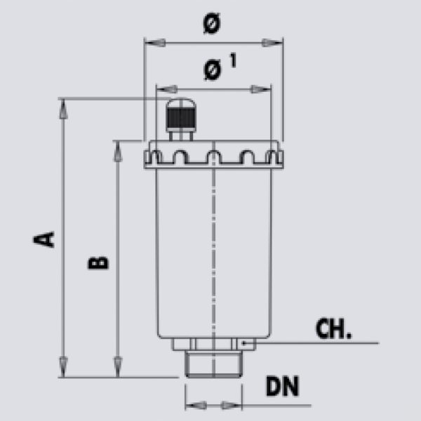 Purgeur automatique vertical MICROVENT 3/8 MKV - L0251310 au