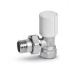 Angle thermostatic valve for iron tube