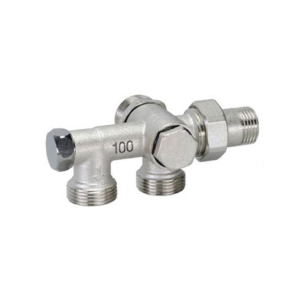 4-ways distributor with wall connections. Euroconus connections for copper, Pex and multilaver pipe for doublepipe system. Supply coefficiente 100% Euroconus connections for copper, Pex and multilaver pipe for doublepipe system.